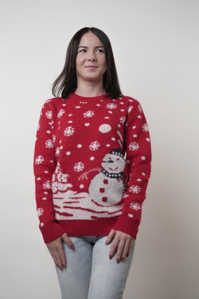 Dámský roztomilý pulovr Christmas