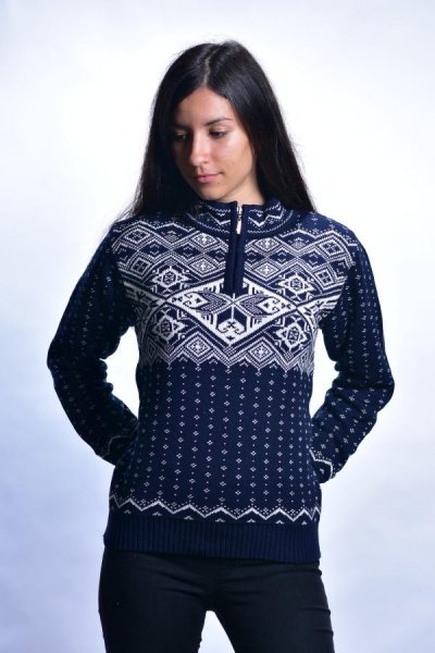 Női pulóver Kamela Z kék