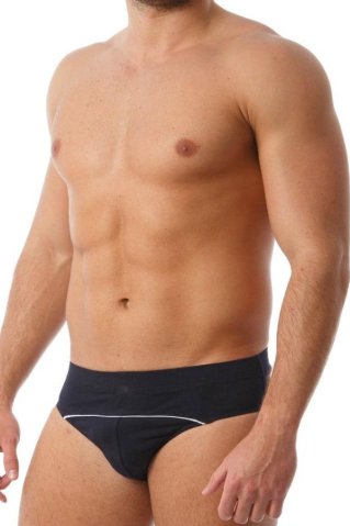 Slipy 32238X 92% bavlna - 8% elastan /2ks v balíku/ - čierna