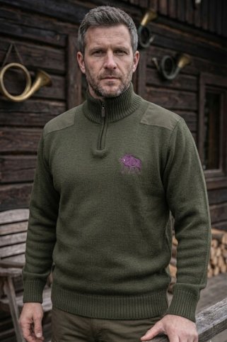 Lovački pulover HubodivZ s vezom