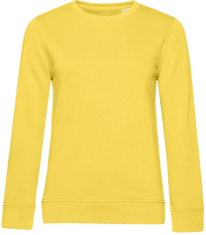 Női pulóver egy szín 44481 sárga