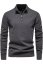 Muški pulover s kratkim zatvaračem grafit