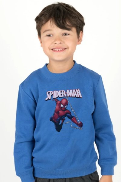 Spiderman modrá mikina pre deti Spiderjump