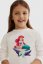 Tricou pentru copii Ariel alb