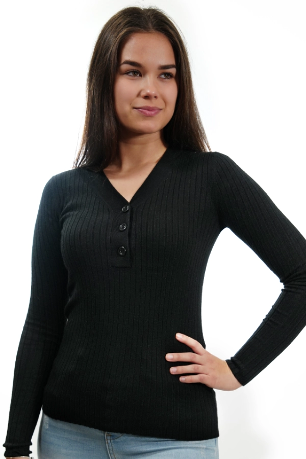 Dámský pulovr JVP3708 černá
