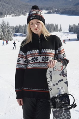 Damski norweski sweter