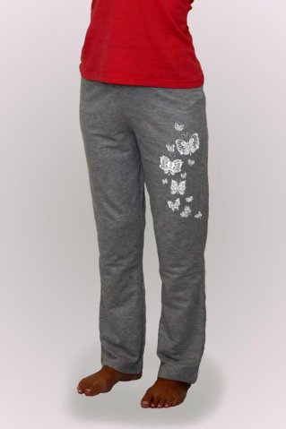 Dolge športne hlače Butterfly 3 26253T siva