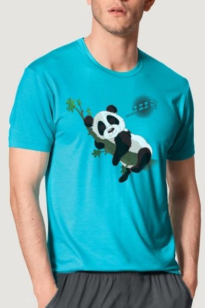 Moška pižama s kratkimi rokavi Pandasleep