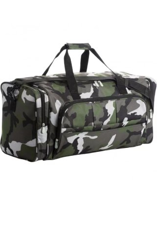 Ewident WEEK-END – izdržljiva putna torba 48 L kamuflaž