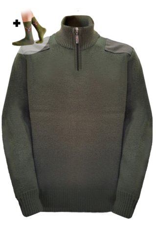 Hubo Z hunting Sweater 1/4 Zipper, Warm and Thick – Ewident