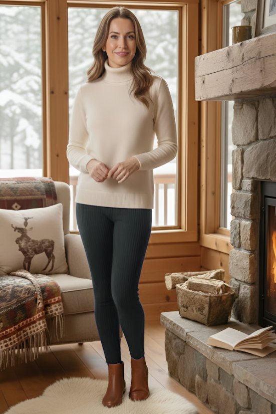 Dámské pletené Kamase grafit