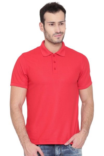 Tricou polo roșu pentru bărbați 6611377