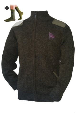 Lovački pulover Ewident Hubert AZ s vezenjem divlje svinje