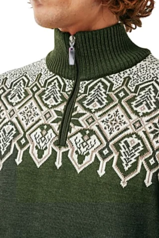 Pánsky sveter na zips Winti-Z zelená