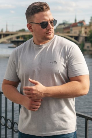 Men's oversized grey T-shirt