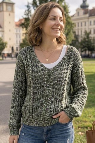 Ženski  pulover Perfecta khaki