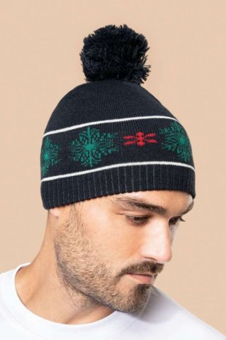 Pletena čepica 03558 navy unisex