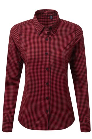 Ženska srajca 00352 bordo