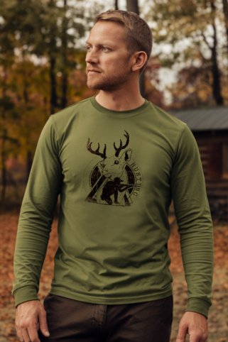 Poľovnícke tričko s motívom odstrel jeleňa Huntingart