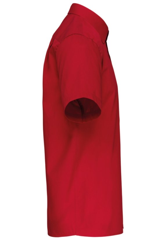 Muška crvena košulja – kratki rukav, velike veličine 3XL–6XL