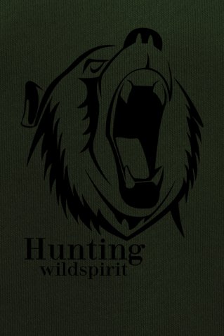 Muška lovačka majica Ewident – Wildspirit (Medvjed)