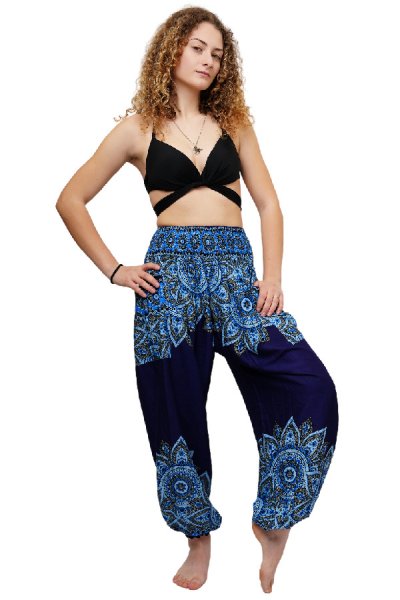 Pantaloni Aladdin Lina blue