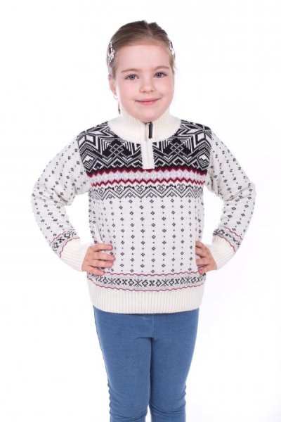 COOL detský pulóver Libor-Z junior biela