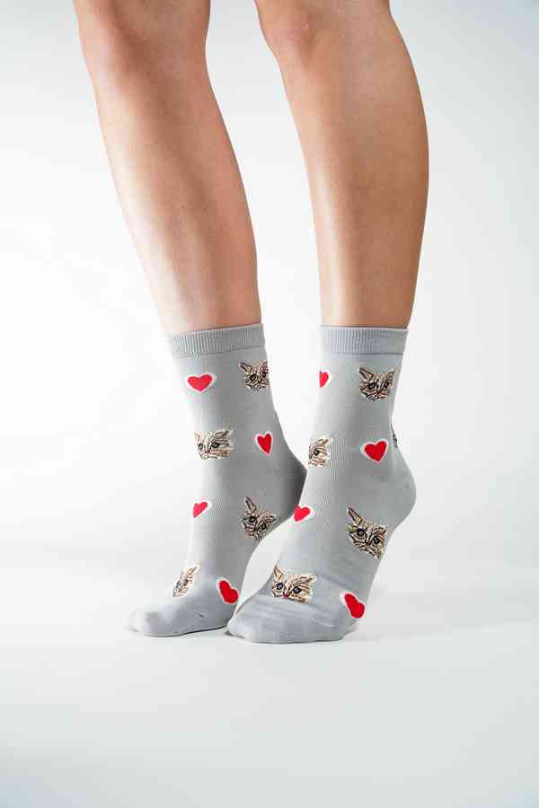 Dámske ponožky 9203 Mica siva