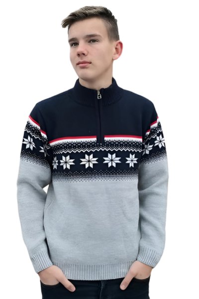 Norveški pulover s trojanskim ovratnikom Nolan-Z