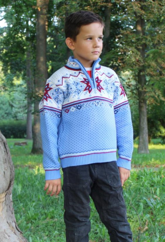 Dječji norveški džemper Igor-Z – plavi