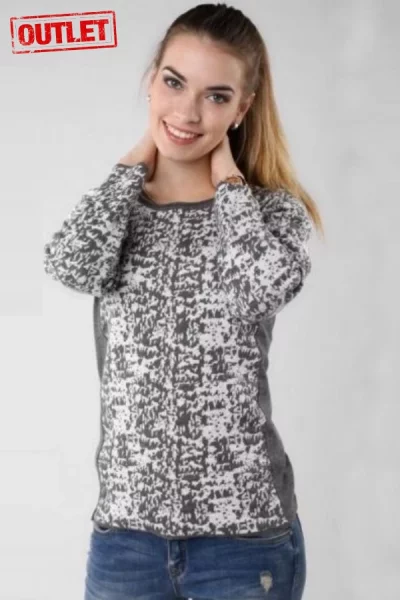 Női pulóver Lira szürke