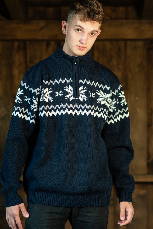 Norveški pulover s trojanskim ovratnikom Peter-Z
