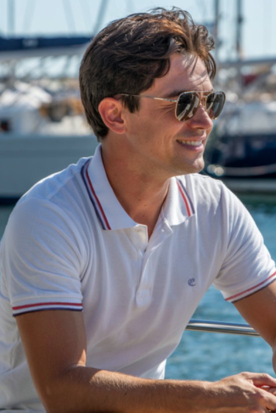 Muška PREMIUM polo majica s vezom MONTECARLO