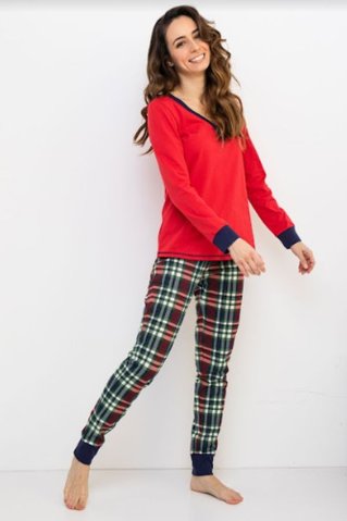 Women's Pyjamas 21033 red