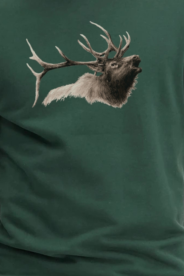 Mikina pre poľovníkov Deer zelená