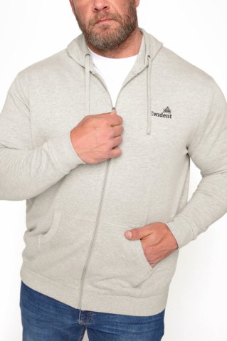 Pánska oversize mikina s kapucňou 2218600 sivá