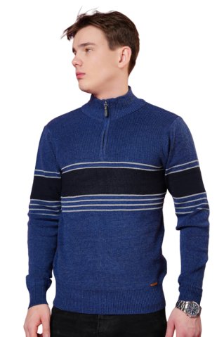 Sveter na zips MonacoZ-royal