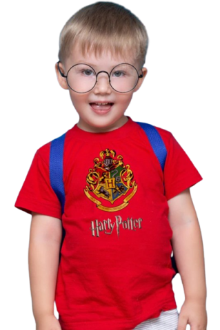 Harry Potter červené detské tričko Harryokoska