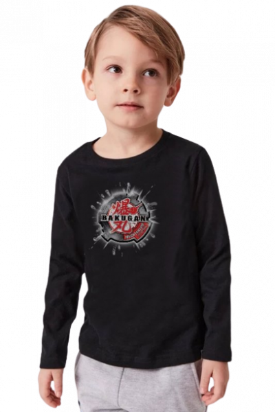 Bakugan dětské černé tričko