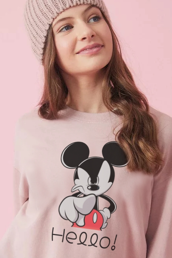 Mickey mouse hanorac pink Mickeyhello