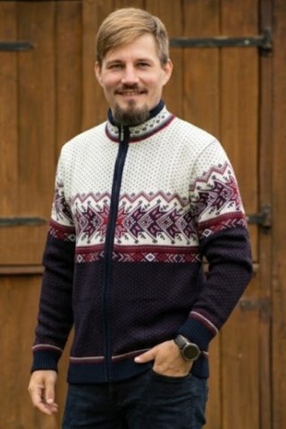 Pánsky nórsky sveter IGOR AZ – elegantný zimný štýl | EWIDENT