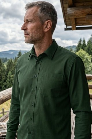 Muška lovačka košulja 44545 zelena