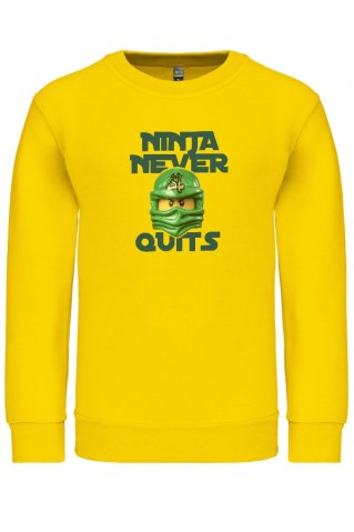 Ninjago detská žltá mikina