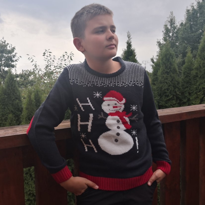 Dječji božićni pulover – Snjegović