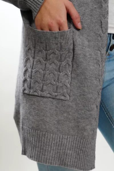 Dámský pulovr JVP3719 šedá