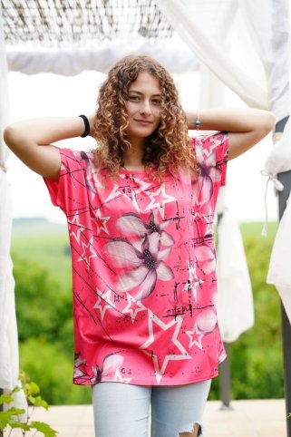 Ženska bluza JVP3015 pink