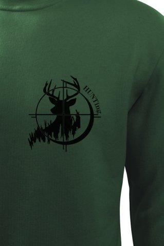 Hanorac pentru vanatori cu imprimeu verde Scope