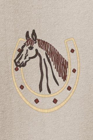 Women's Embroidered Sweatshirt Pferdemik