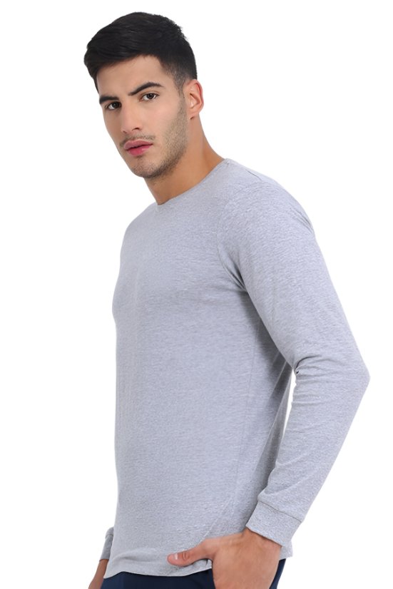 Elegantna potkošulja 32405G s dugim rukavima 100% pamuk siva
