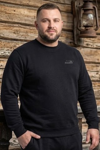 Pánska oversize mikina 2218000big čierna